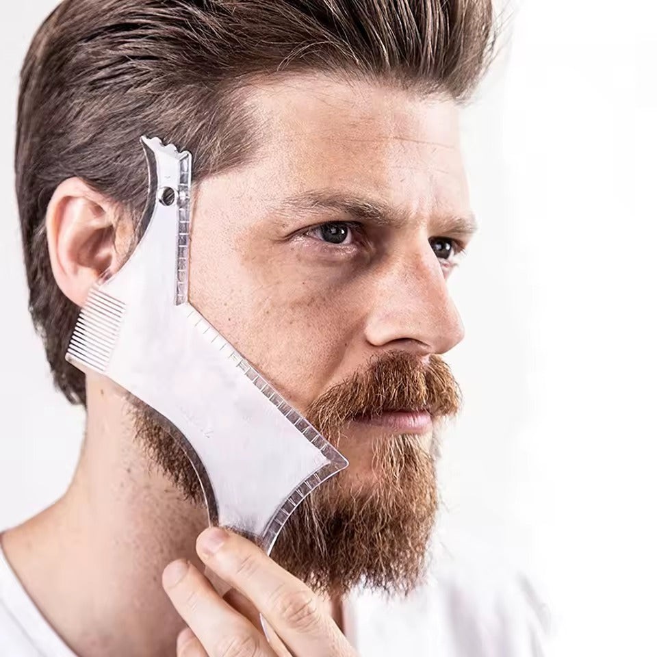 Molde/Guia para Aparar Barba
